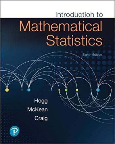 introduction to mathematical statistics 8th edition robert hogg, joseph mckean, allen craig 0134686993,