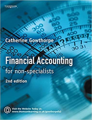 financial accounting for non specialists 2nd edition catherine gowthorpe 1844802051, 978-1844802050
