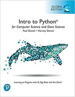 intro to python for computer science and data science 1st global edition paul deitel, harvey deitel