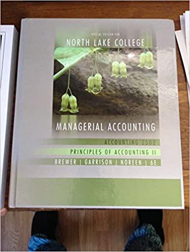managerial accounting principles of accounting ii 6th edition eric w. noreen, peter c. brewer, ray h.