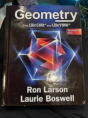 geometry with calcchat and calcview, 1st edition ron larson, laurie boswell 1644328658, 9781644328651