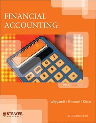 financial accounting 1st edition strayer university 0470603526, 978-0470603529