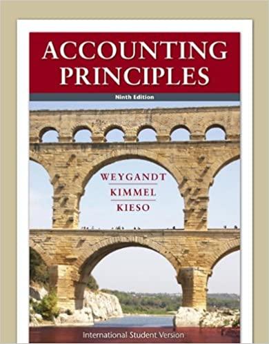 accounting principles 9th international edition jerry j. weygandt, paul d. kimmel, donald e. kieso, steinbart