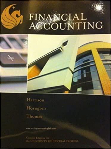 financial accounting 1st edition harrison, horngren, thomas 0558823513, 978-0558823511
