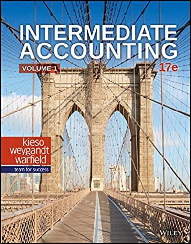 intermediate accounting volume 1 17th edition donald e. kieso, jerry j. weygandt, terry d. warfield