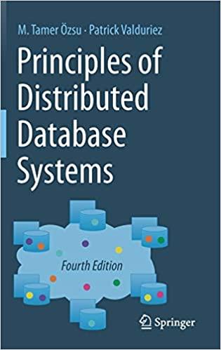 principles of distributed database systems 4th edition m. tamer Özsu, patrick valduriez 3030262529,