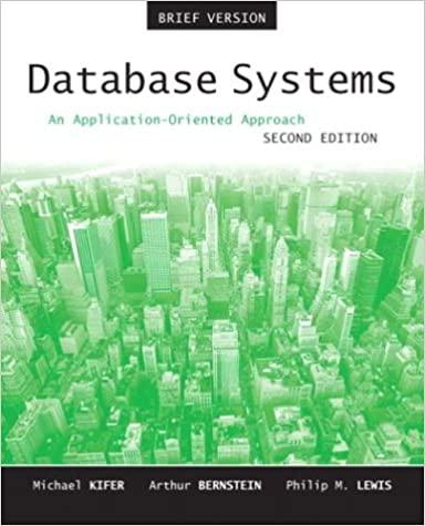 database systems an application oriented approach 2nd edition michael kifer, arthur bernstein, philip m.