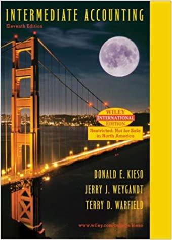 intermediate accounting 11th edition donald e. kieso, jerry j. weygandt, terry d. warfield 0471448966,