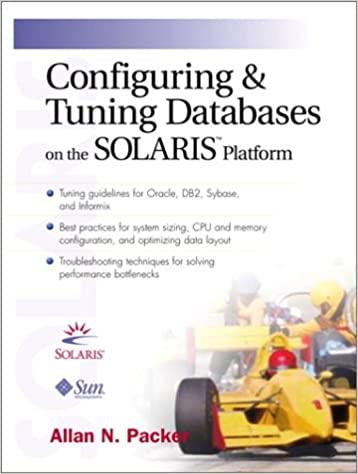 configuring and tuning databases on the solaris platform 1st edition allan n. packer 0130834173,