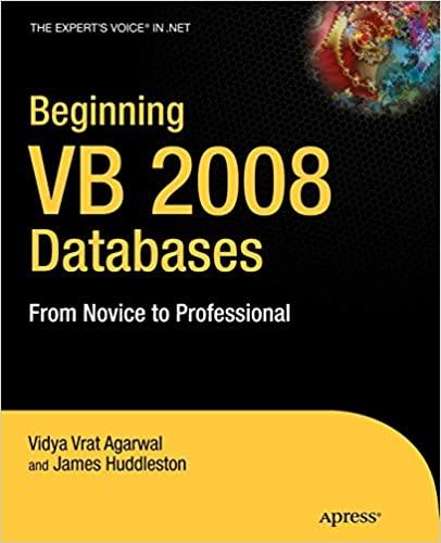 beginning vb 2008 databases 1st edition vidya vrat agarwal, james huddleston 1590599470, 978-1590599471