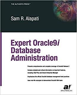 expert oracle9i database administration 1st edition sam r. alapati 1590590228, 978-1590590225