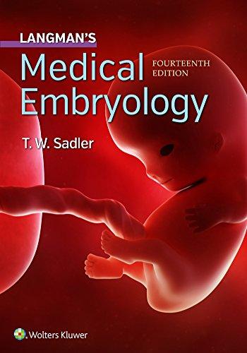 langmans medical embryology 14th edition t.w. sadler 1496383907, 978-1496383907