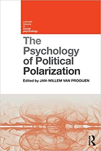the psychology of political polarization 1st edition jan willem van prooijen 0367487160, 978-0367487164