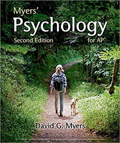 myers' psychology for ap 2nd edition david g. myers 1464113076, 978-1464113079