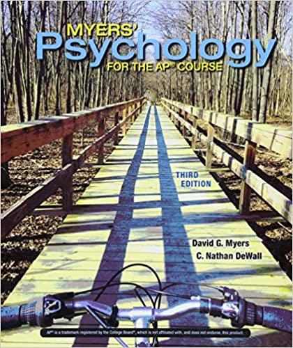 myers' psychology for the ap(r) course 3rd edition david g. myers, c. nathan dewall 1319070507, 978-1319070502