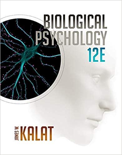 biological psychology 12th edition james w. kalat 1305105400, 978-1305105409