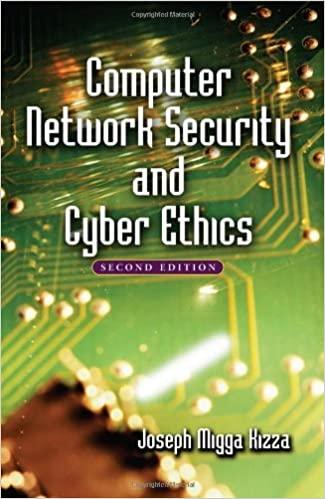 computer network security and cyber ethics 2nd edition joseph migga kizza 0786425954, 978-0786425952