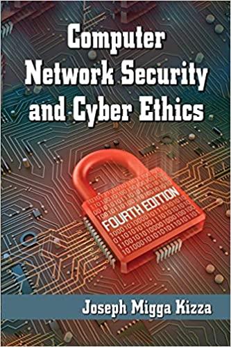 computer network security and cyber ethics 4th edition joseph migga kizza 9780786493920