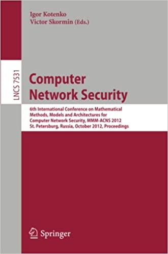 computer network security 1st edition igor kotenko, victor skormin 9783642337031