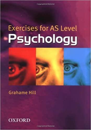 exercises for as level psychology 1st edition grahame hill 0198328222, 978-0198328223