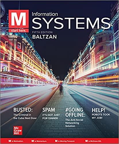 m information systems 6th edition paige baltzan 1260727823, 978-1260727821