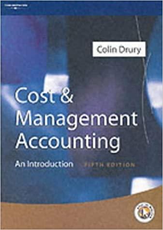 cost and management accounting an introduction 5th edition colin drury 1861529058, 978-1861529053