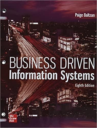 business driven information systems 8th edition paige baltzan, amy phillips 1264746792, 978-1264746798