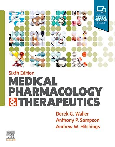 medical pharmacology and therapeutics 6th edition derek g. waller, anthony sampson, andrew hitchings