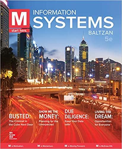 m information systems 5th edition paige baltzan 126072798x, 978-1260727982
