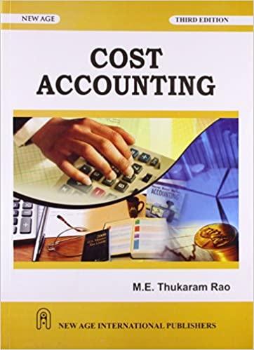cost accounting 3rd edition m.e. thukaram rao 8122433820, 978-8122433821