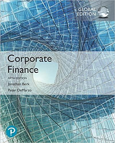 corporate finance 5th global edition jonathan berk, peter demarzo 1292304154, 978-1292304151