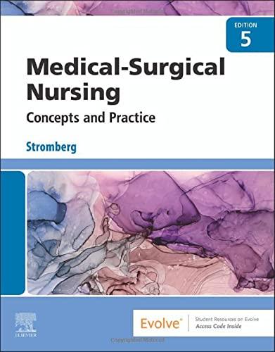 medical surgical nursing 5th edition holly k. stromberg 0323810217, 978-0323810210