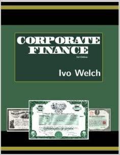 corporate finance 3rd edition ivo welch 0984004912, 978-0984004911