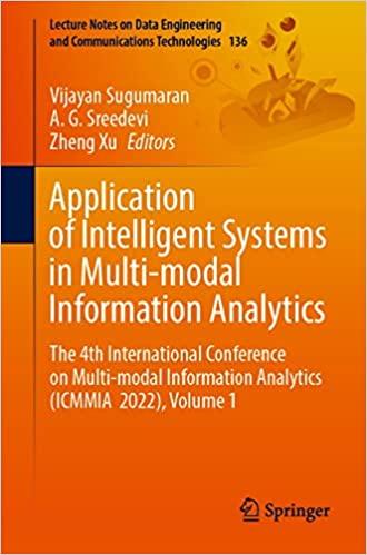 application of intelligent systems in multi modal information analytics 1st edition vijayan sugumaran, a g