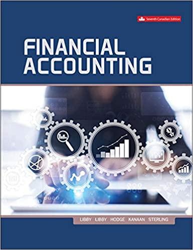 financial accounting 7th canadian edition robert libby, patricia libby, daniel short, george kanaan, maureen