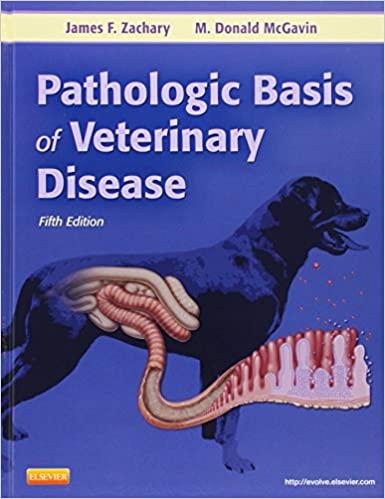 pathologic basis of veterinary disease 5th edition james f. zachary, m. donald mcgavin 0323075339,