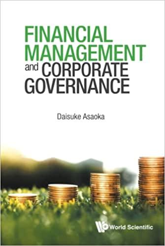financial management and corporate governance 1st edition daisuke asaoka 9811252394, 978-9811252396