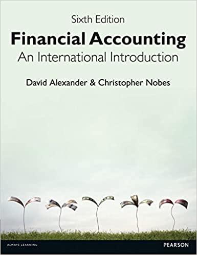 financial accounting an international introduction 6th edition david alexander, christopher nobe 1292102993,