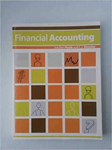 financial accounting 1st edition joe ben hoyle, c.j. skender, joe hoyle 0982361831, 978-0982361832