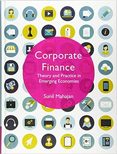 corporate finance theory and practice in emerging economies 1st edition sunil mahajan 1108486967,