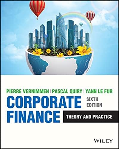 corporate finance theory and practice 6th edition pascal quiry, yann le fur, pierre vernimmen 1119841623,