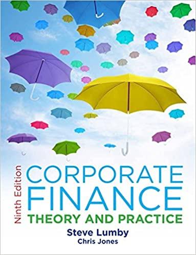 corporate finance theory and practice 9th edition steve lumby 1408079895, 978-1408079898