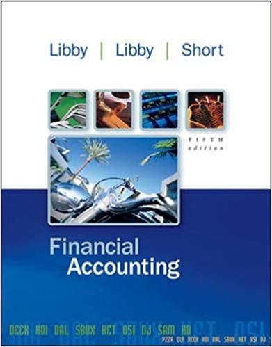 financial accounting 5th edition robert libby, patricia libby, daniel short 0073208140, 978-0073208145