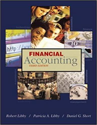 financial accounting 3rd edition robert libby, patricia libby, daniel g. short 0072458836, 978-0072458831