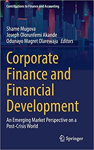 corporate finance and financial development 1st edition shame mugova, joseph olorunfemi akande, odunayo