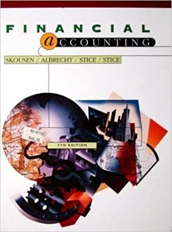 financial accounting concepts and applications 7th edition k. fred skousen, james d. stice, earl kay. stice,
