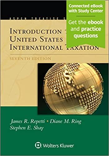 aspen treatise for introduction to united states international taxation 7th edition james r. repetti, diane