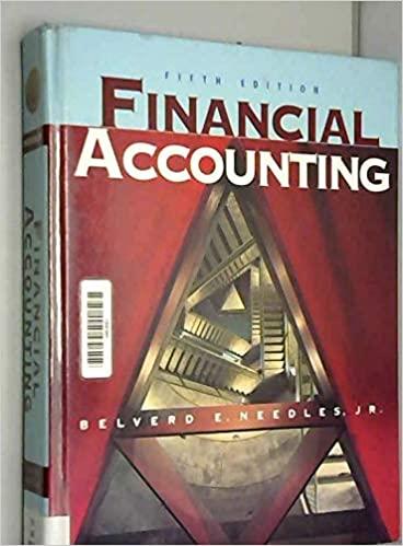 financial accounting 5th edition belverd e. needles 0395698022, 978-0395698020