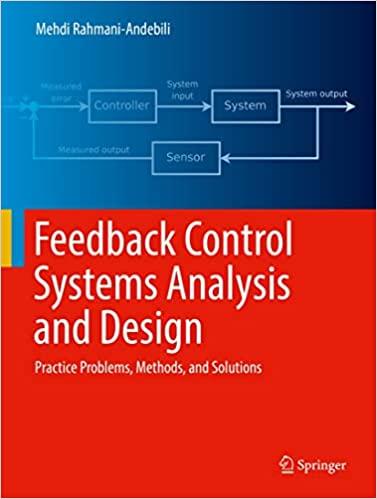 feedback control systems analysis and design practice problems methods and solutions 1st edition mehdi
