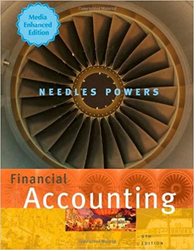 financial accounting 9th edition jr. belverd e. needles, marian powers 0547070020, 978-0547070025
